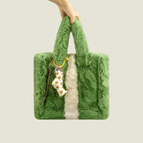 Faux Fur Women's Tote Bag Soft Plush Shoulder Messenger