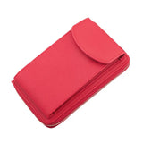 Vintage Faux Leather Shoulder Bag Women Large Capacity Clutch