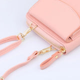 Vintage Faux Leather Shoulder Bag Women Large Capacity Clutch