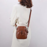 Vintage Shoulder Bag Crossbody Mini Phone Multi-Pocket
