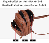 Vintage Shoulder Bag Crossbody Mini Phone Multi-Pocket