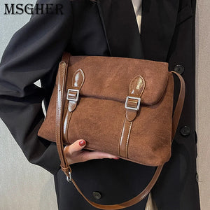 Faux Leather Hobo Women Shoulder Bag Classic Casual Tote Underarm Bag