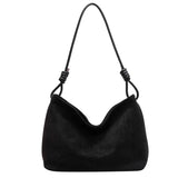 Large Faux Suede Crossbody Bag for Women Handbag Purse