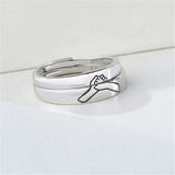 Fede Gimmel Ring for Couple Roman Times Retro Style