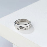 Fede Gimmel Ring for Couple Roman Times Retro Style