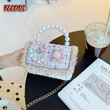 Feeddi Children's Crossbody Bag Stylish Princess Bag Girl Shoulder Bag