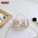 Feeddi Children's Crossbody Bag Stylish Princess Bag Girl Shoulder Bag
