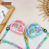 Rainbow Crossbody Bag Silicone Little Girls' Baby Small Bag