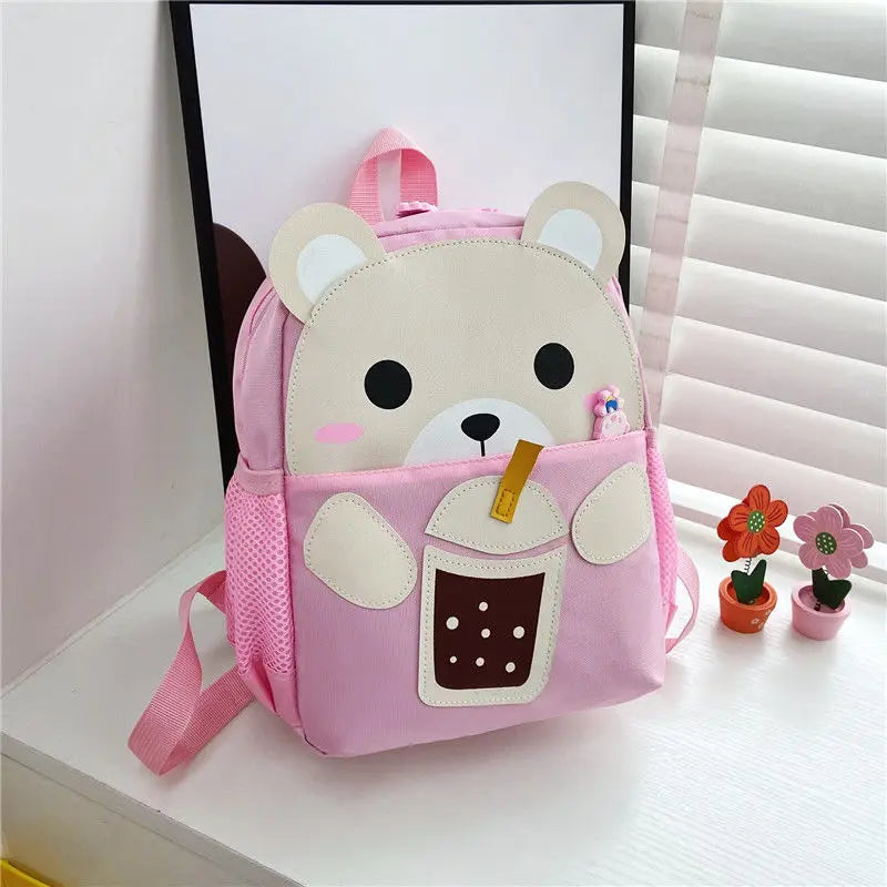 Feeddi Kindergarten Backpack Cartoon Bear Lightweight Bag