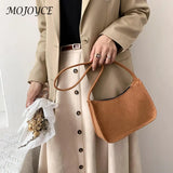 Solid Shoulder Bag Female Messenger Bag Women Zipper Handbag