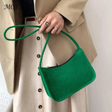 Solid Shoulder Bag Female Messenger Bag Women Zipper Handbag