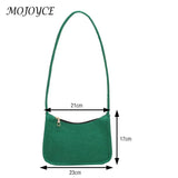 Solid Shoulder Bag Female Messenger Bag Women Zipper Handbag
