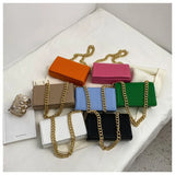 Women's Striped Shoulder Bag Small Crossbody Flap Handbag