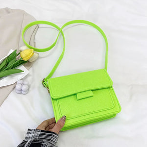 Felt Crossbody Bag Retro Solid Famous Bag