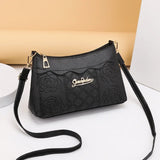 Fem Embossed Diagonal Shoulder Bag Joker Rose Packet