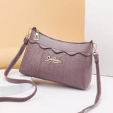 Fem Embossed Diagonal Shoulder Bag Joker Rose Packet