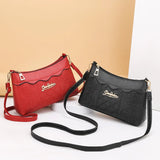 Fem Embossed Diagonal Shoulder Bag Joker Rose Packet