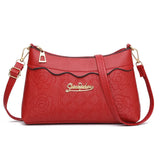 Fem Embossed Diagonal Shoulder Bag Joker Rose Packet