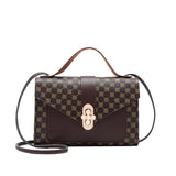 Female Retro Printing Portable Small Square Handbag