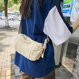 Stylish 90s Y2K Canvas Mini Crossbody Bag for Phone