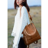 Women's Anti-theft Backpack Classic PU Leather Shoulder Bag