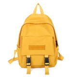 Women Backpack Casual Solid School Bag Shoulder Bag
