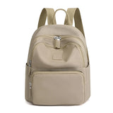 Women's Casual Solid Schoolbag Travel Backpack
