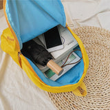 Women's Large Capacity Backpack with Hairball, Waterproof Travel Shoulder Bag