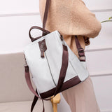 Female Backpack Multifunction Girls Leather School Shoulder Bag Travel Pack