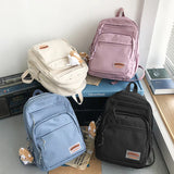 Female Travel Backbag Women Backpack Student Bag Multiple Pockets