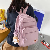 Female Travel Backbag Women Backpack Student Bag Multiple Pockets