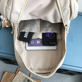 Female Travel Backbag Women Backpack Student Bag Multiple Pockets