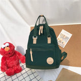 Canvas Casual Backpack Student School Bag for Teenage Girls Boys