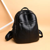 Women's Pu Leather Backpack for Casual Rucksacks