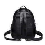Women's Pu Leather Backpack for Casual Rucksacks