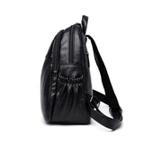 Women's Pu Leather Backpack for Casual Rucksacks