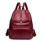 Female Backpack Travel Back Pack Women Bags School Bag High Pu Leather