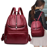 Female Backpack Travel Back Pack Women Bags School Bag High Pu Leather