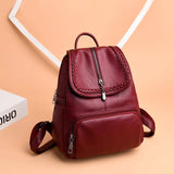 Female Backpack Travel Back Pack Women Bags School Bag High Pu Leather