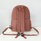 Female Canvas School Bag Casual Backpack Large Capacity Ladies Rucksac