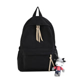 Female Canvas School Bag Casual Backpack Large Capacity Ladies Rucksac