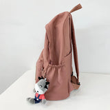 Female Canvas School Bag Casual Backpack Large Capacity Ladies Rucksac