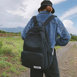 Preppy Style Casual Travel Bag Women Backpack