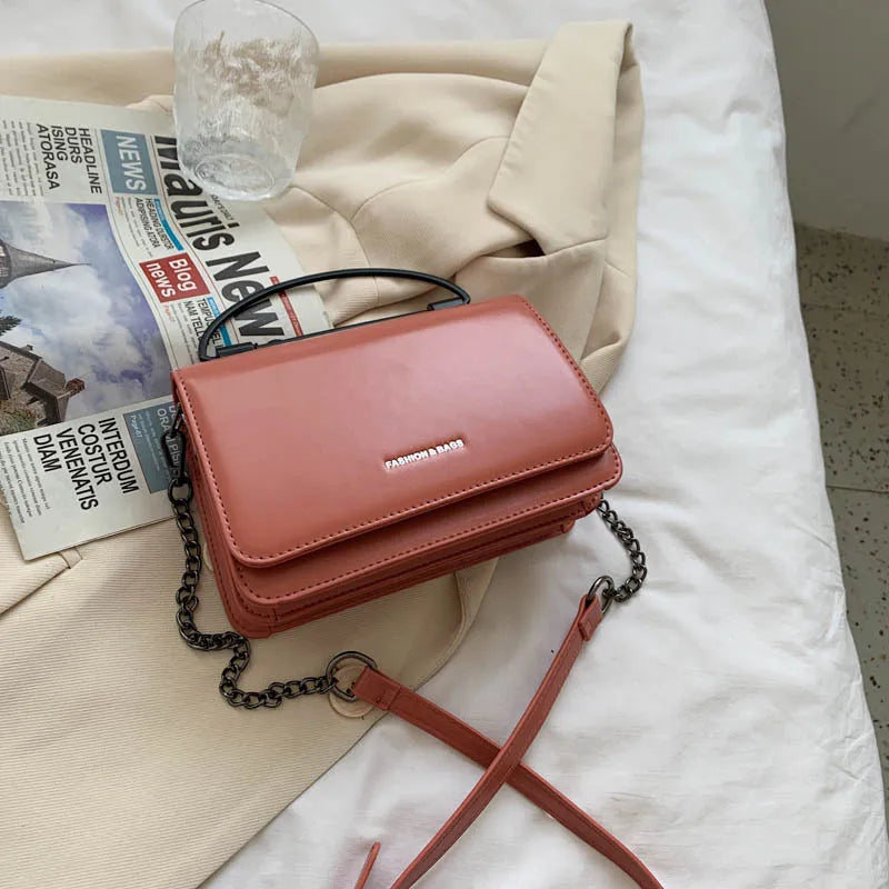 Female Small Square Bag Shoulder Messenger Handbag