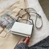 Female Small Square Bag Shoulder Messenger Handbag