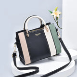 Female Portable Big Bag Stitching All-match Shoulder Messenger Bag