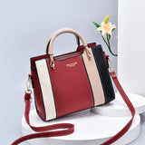 Female Portable Big Bag Stitching All-match Shoulder Messenger Bag
