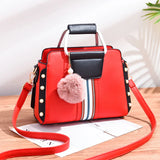 European and American Contrast Shoulder Bag