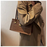 Printed Small Square Bag Summer Shoulder Messenger Letter Purse Handbag