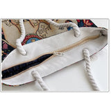 Canvas Tote Shoulder Bag Messenger Bag Girls' Multi-function Bags